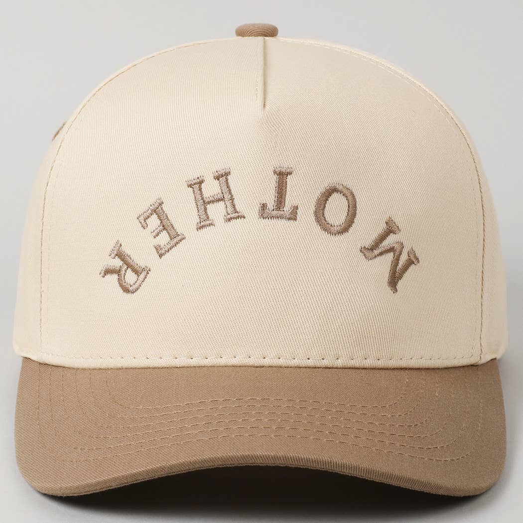 Mother Upside Down Embroidered Trucker Hat
