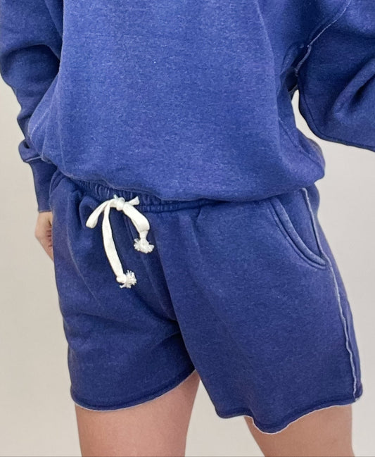 Comfy Shorts - Dusty Indigo