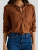 Brown Super Soft Button Up
