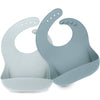 Silicone Bib Set - Blue