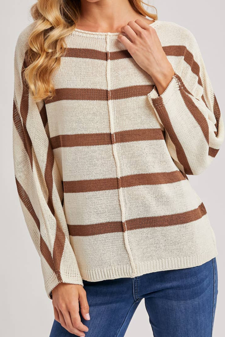 Coco Stripe Lightweight Sweater
