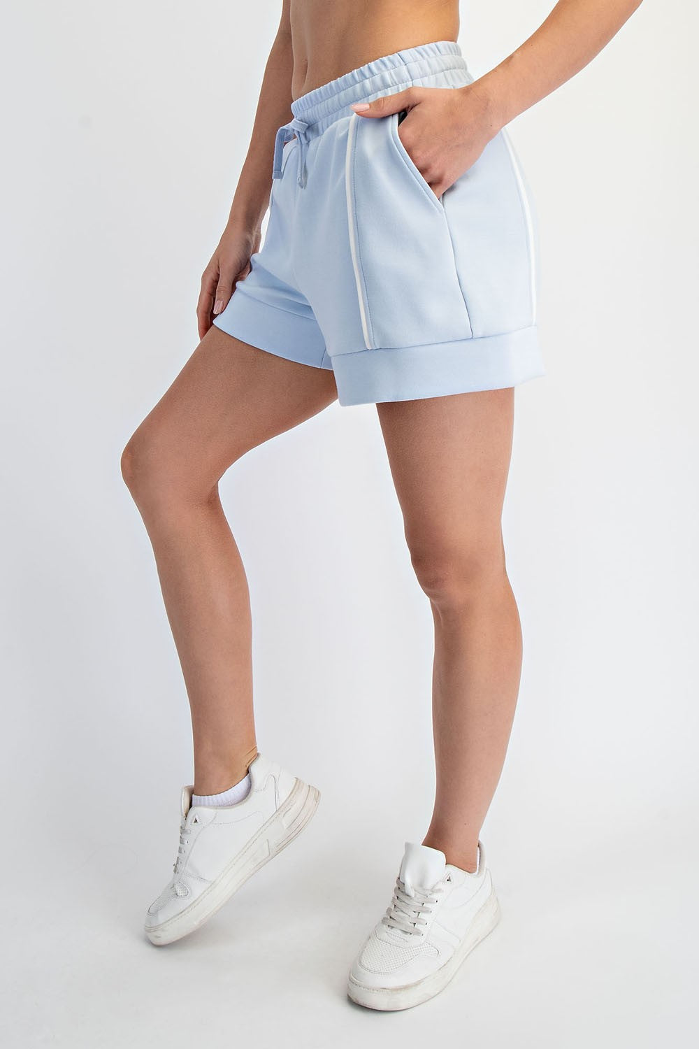 Frost Cream A-Line Shorts