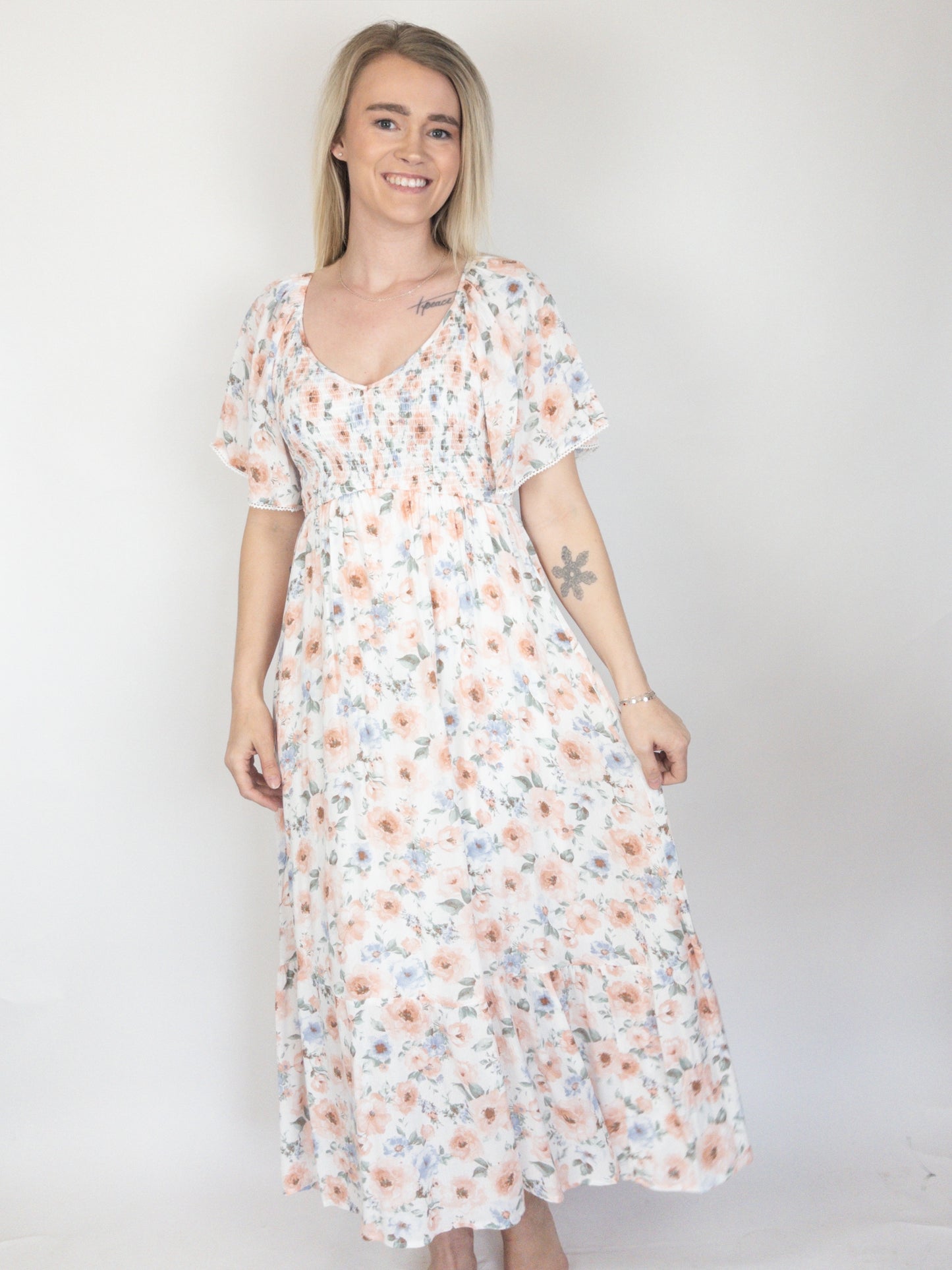 Blossom Breeze Floral Maxi Dress