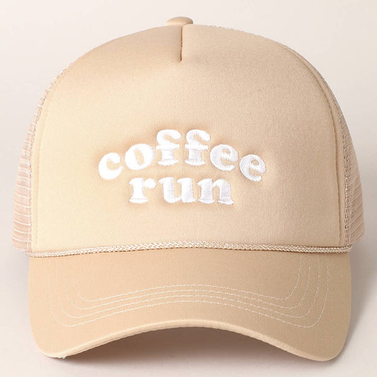 Coffee Run Trucker Cap