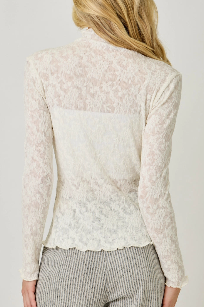 Lacey Layer Top - Ivory