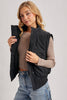 Bomber Style Puffer Vest