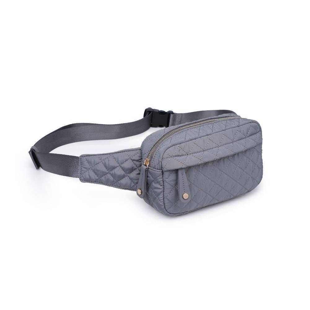Teo Quilted Nylon Fanny Pack Belt Bag