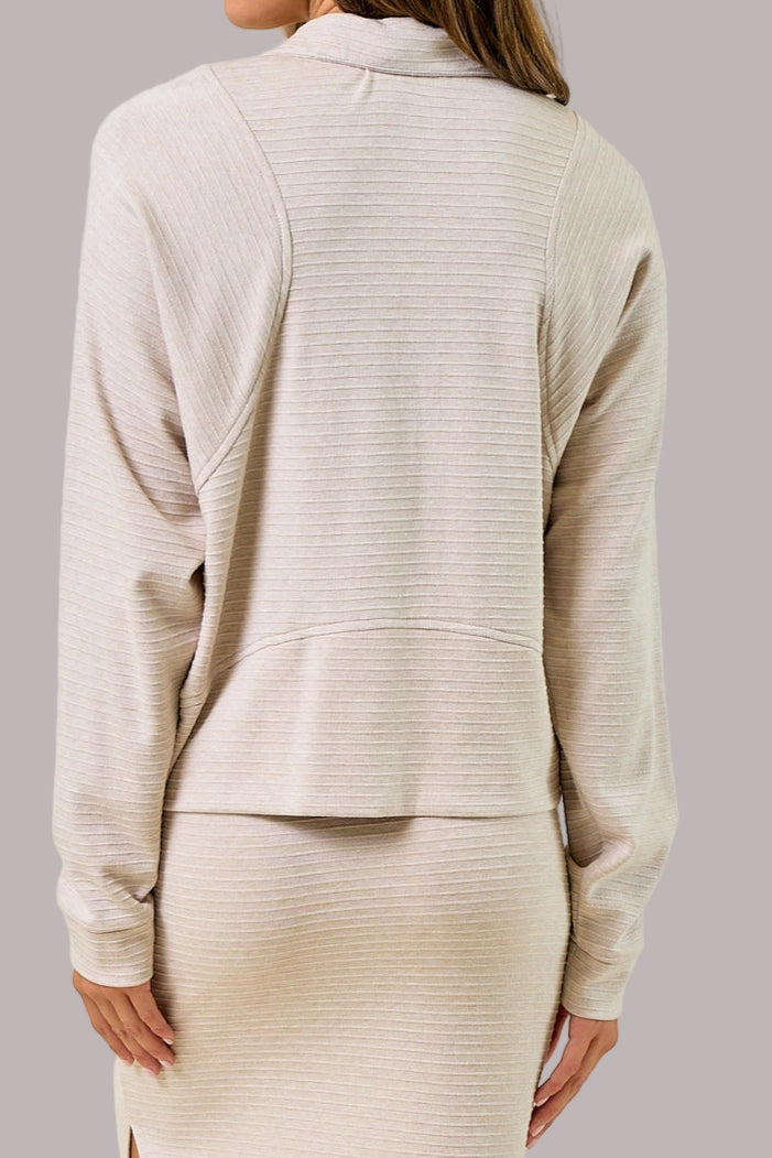 Haven Half-Zip - Oat