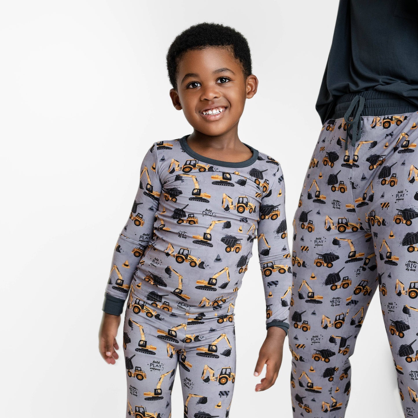 Construction Long Sleeve PJ's Bamboo Kids/Toddler Set