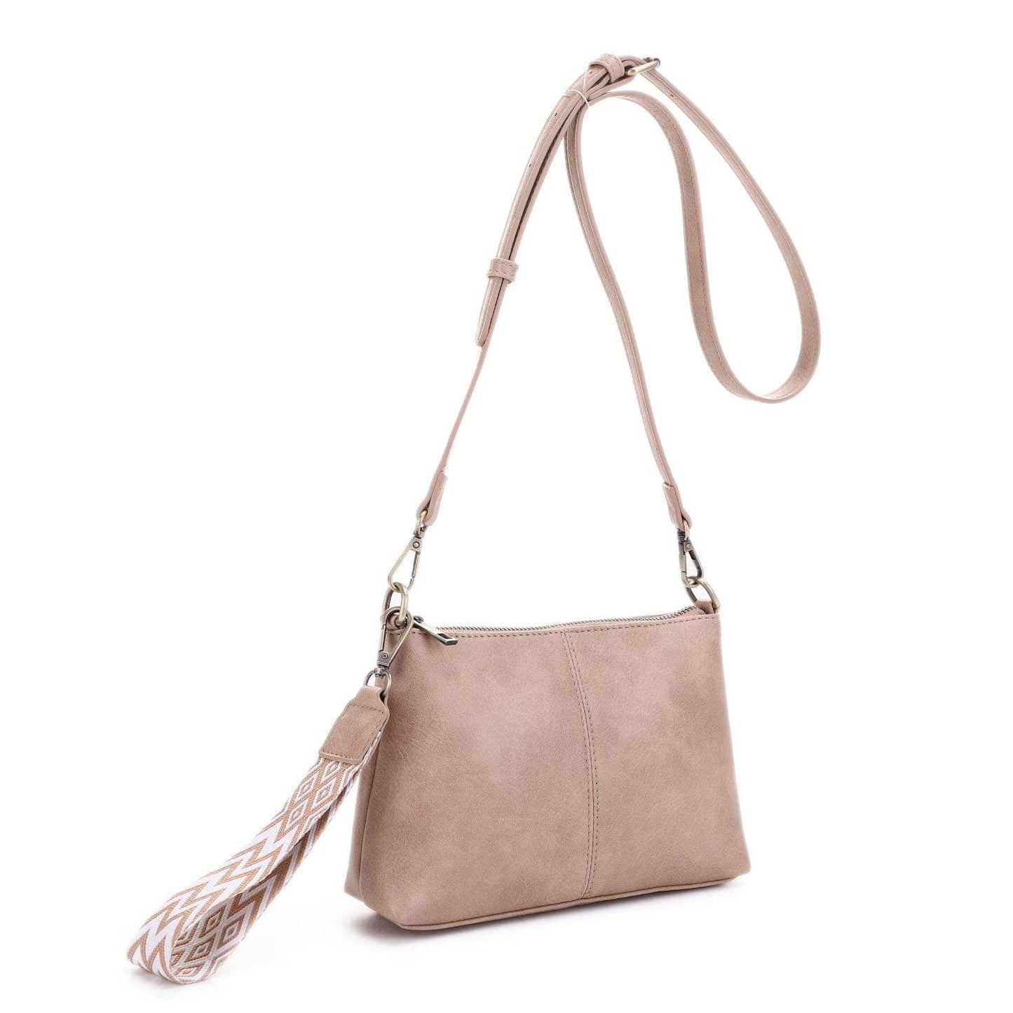 Lana Crossbody Bag With Chevron Strap