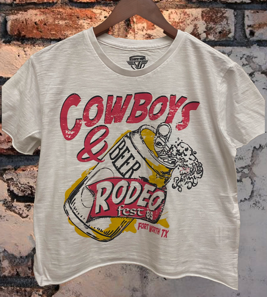 Cowboys & Beer Rodeo Tee