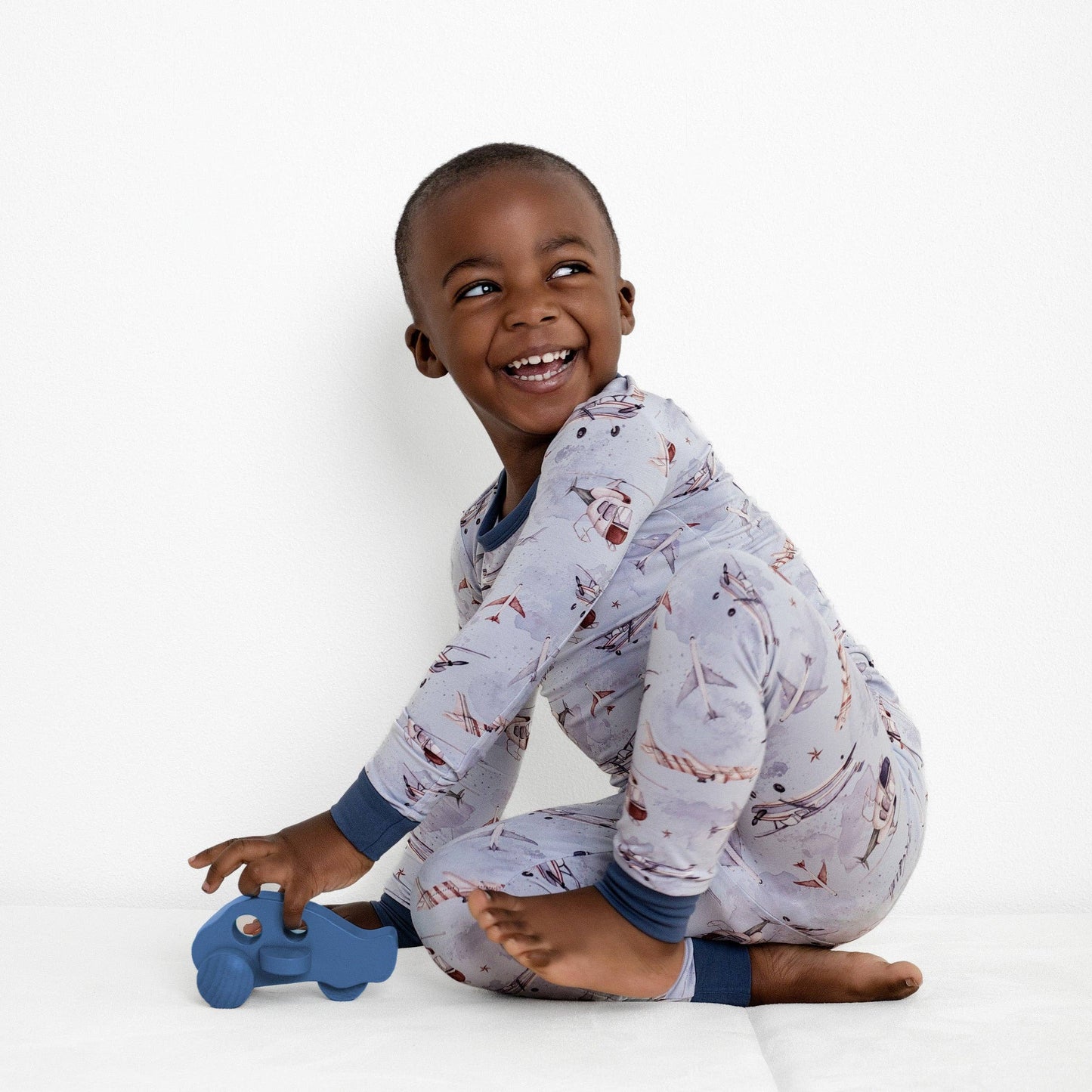 Airplane Long Sleeve PJ's Bamboo Kids/Toddler Set