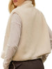 Cream Fleece Cozy Vest