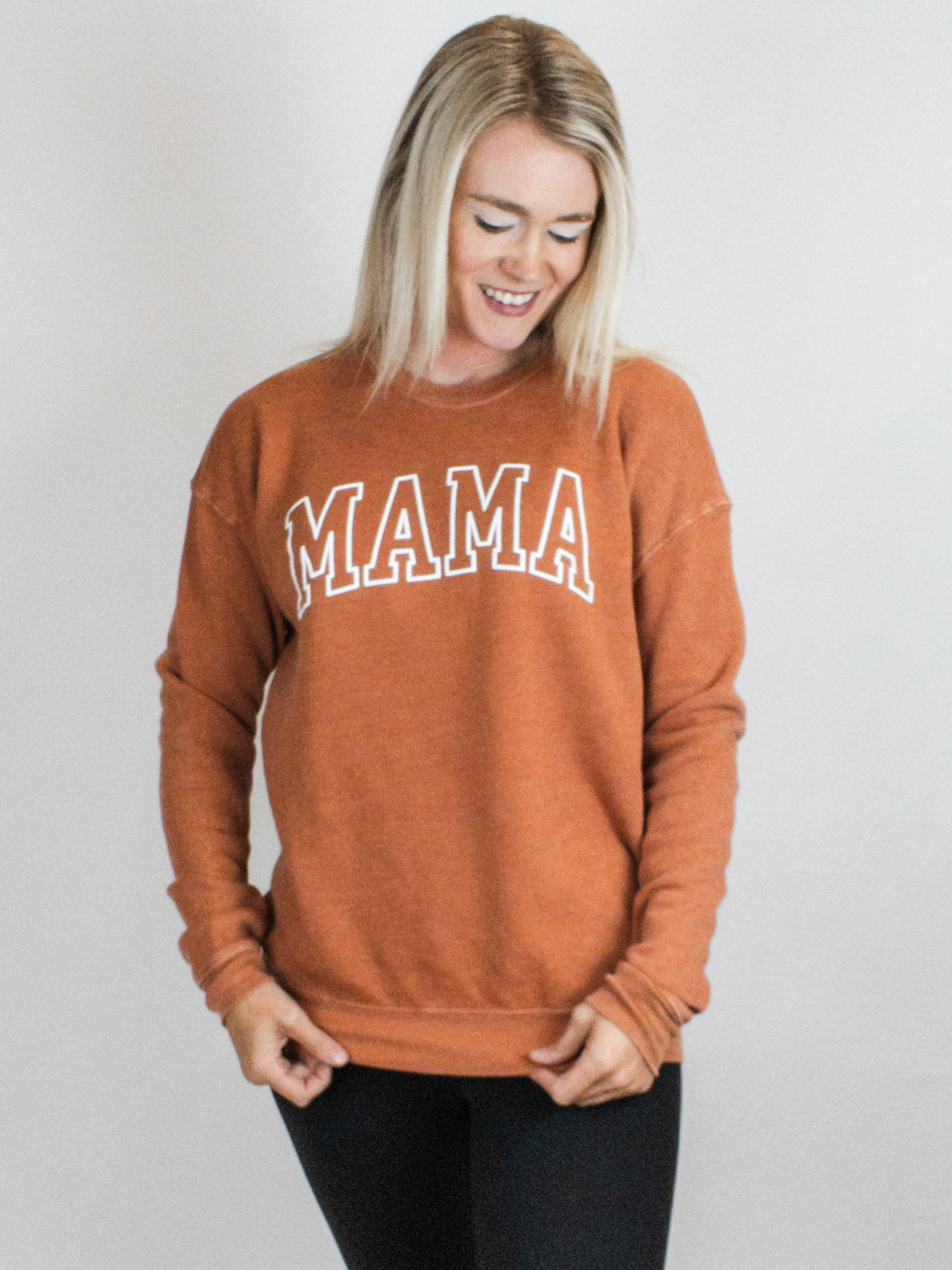 Mama Puff Print Mineral Graphic Sweatshirt