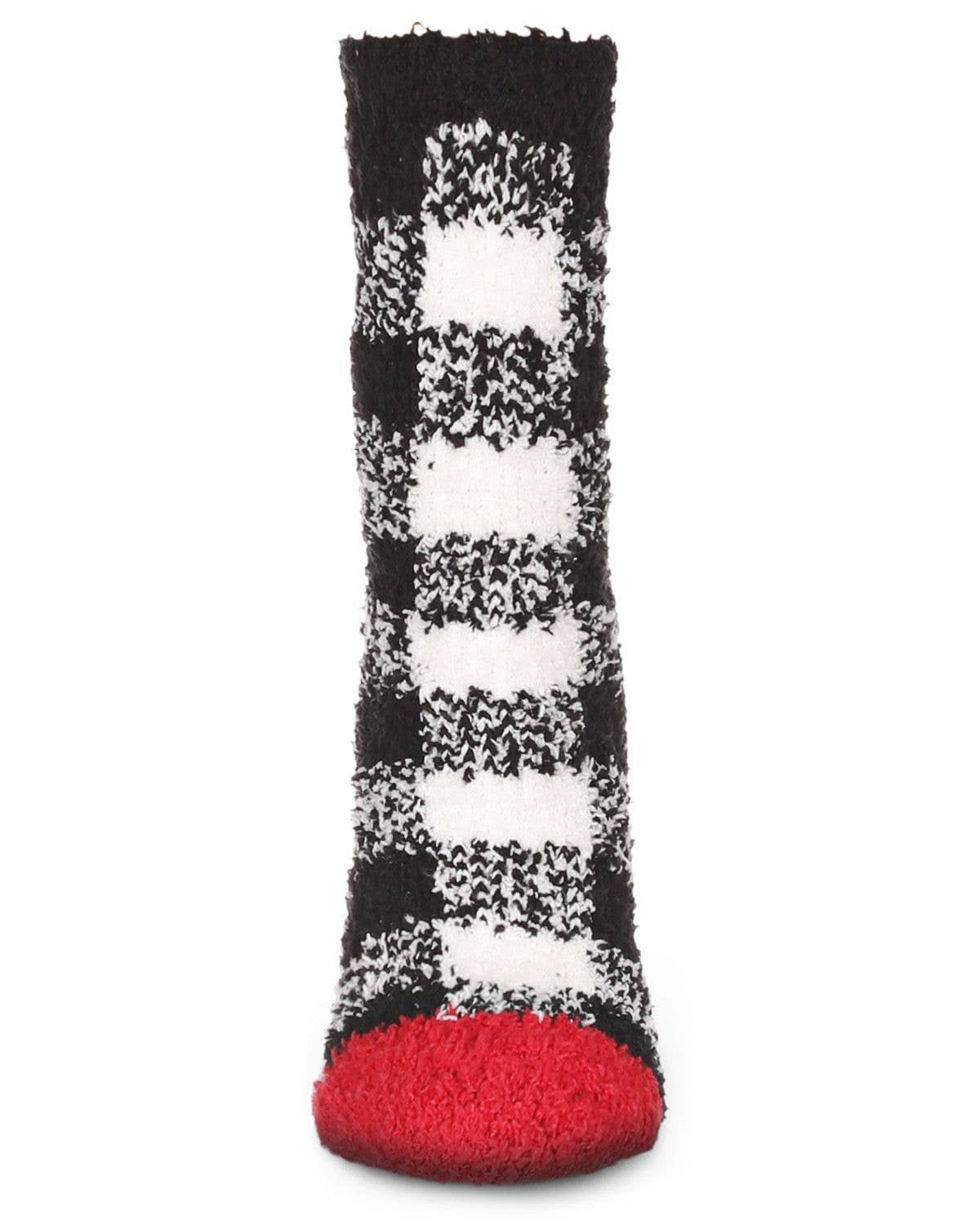 Buffalo Plaid Cozy Crew Sock