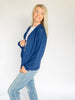 Navy Chunky Knit Sweater