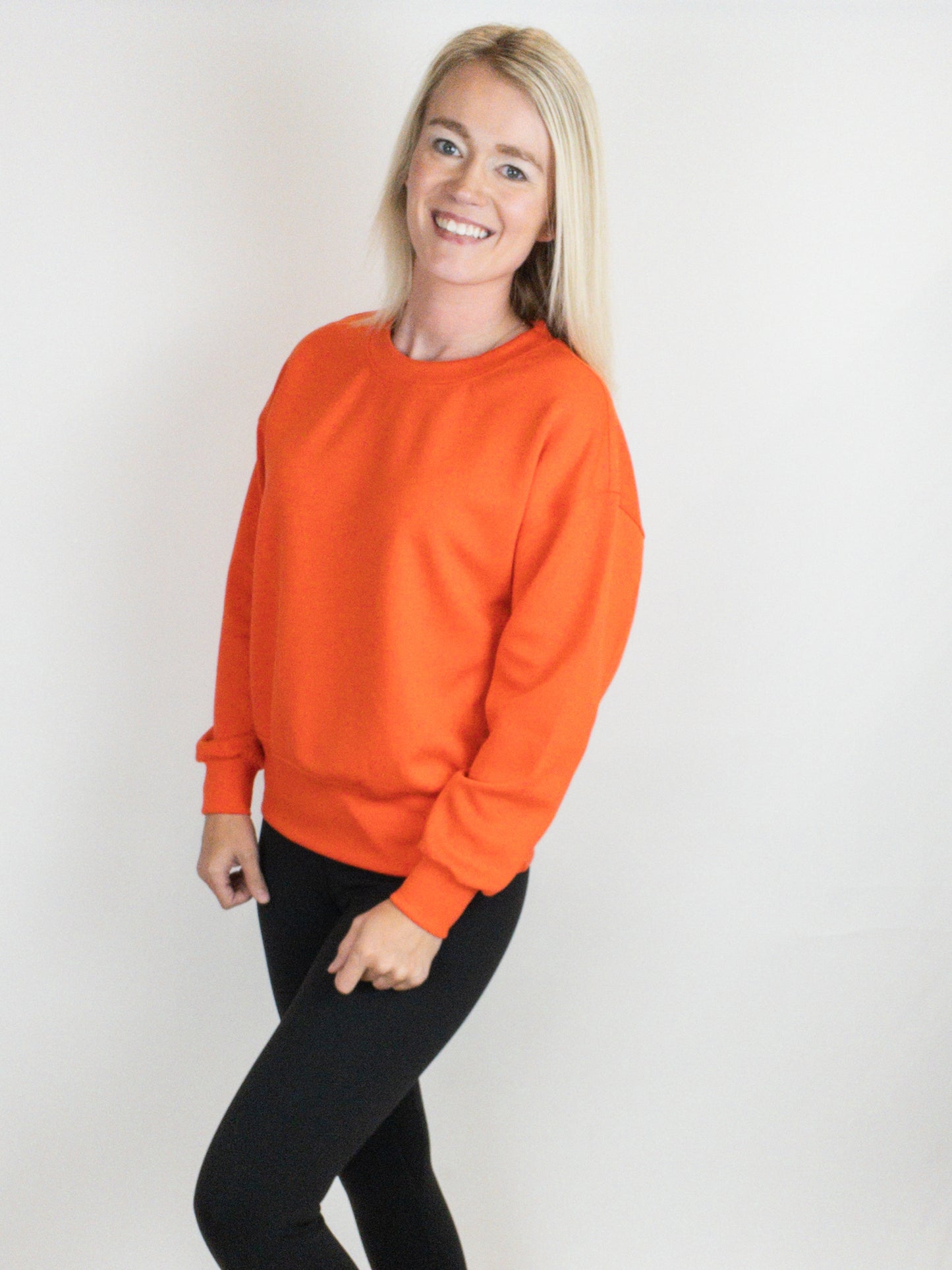 Blaze Orange Scuba Crewneck Sweatshirt