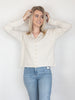 Taupe & Ivory Striped Cardigan