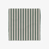Geometry Deep Green Stripes Luxe Washcloth Set