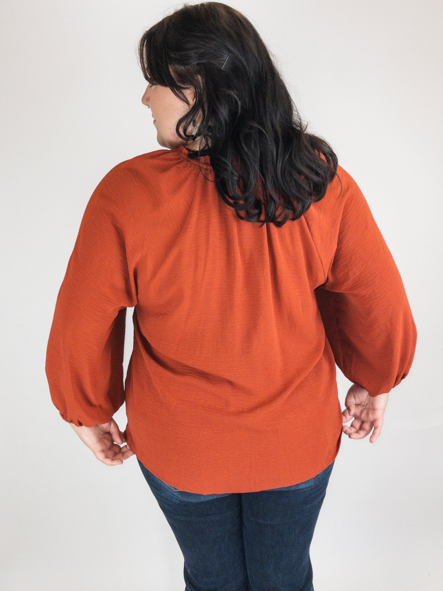 Work It Curvy Blouse