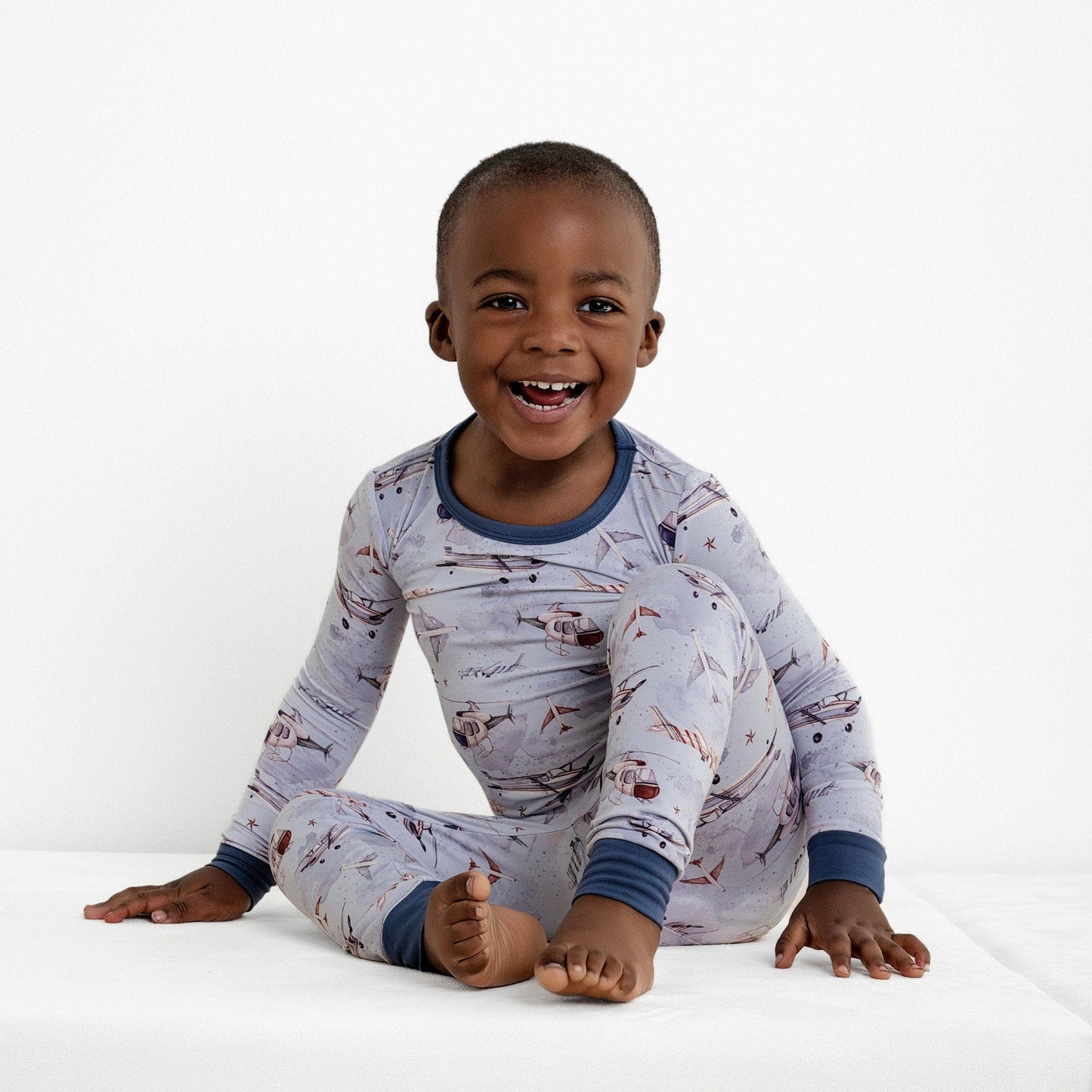 Airplane Long Sleeve PJ's Bamboo Kids/Toddler Set