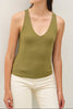 Martini Olive V-Neck Tank