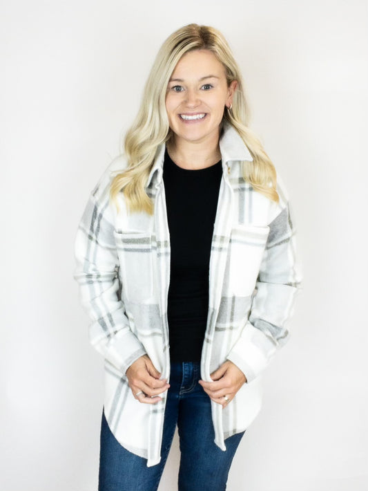 Ivory Paloma Plaid Harvey Jacket