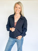 Black Suede Bomber Jacket