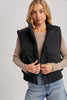 Bomber Style Puffer Vest