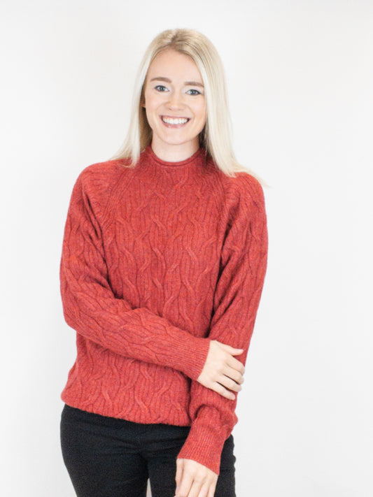 Amal Sweater - Raspberry Heather