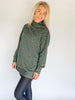 Chive Tunic Mock Neck Top