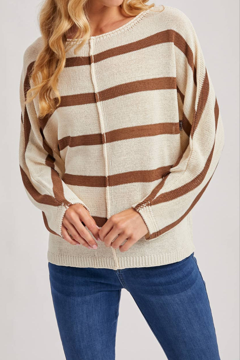 Coco Stripe Lightweight Sweater