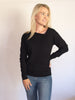 Black Asymmetrical Sweater