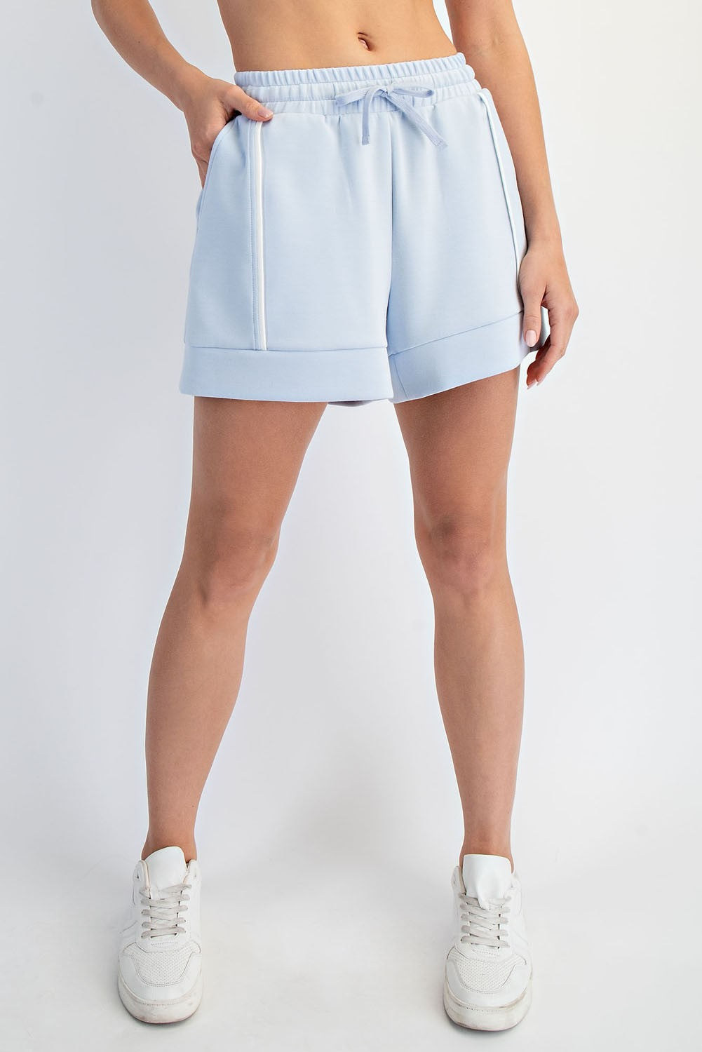 Frost Cream A-Line Shorts