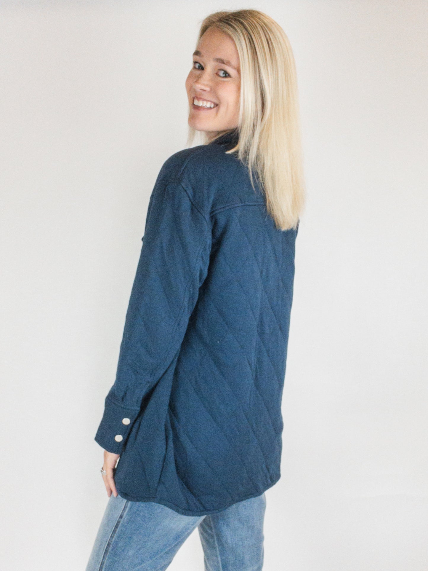 Navy Jora Shacket