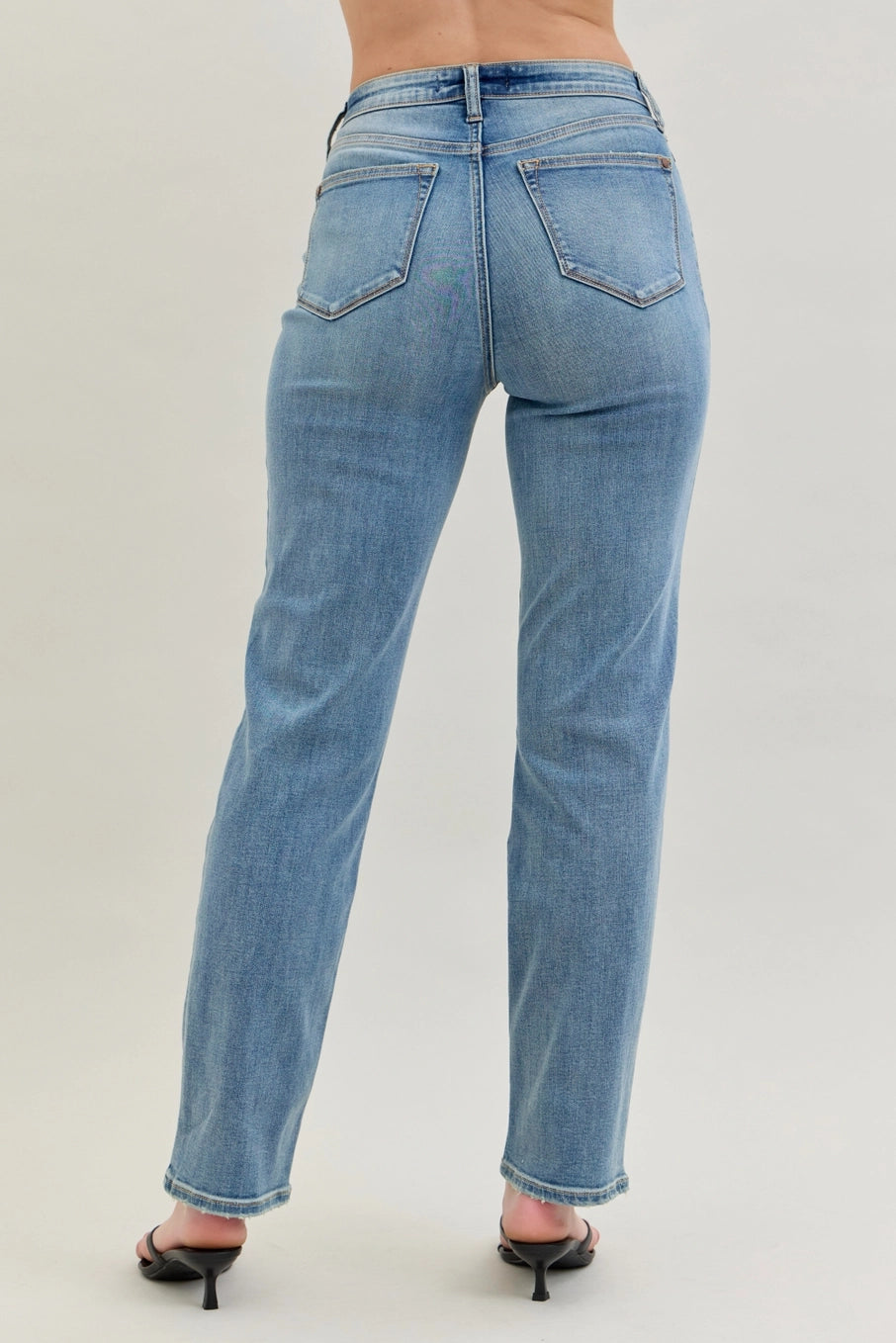 High Waist Straight Fit Jean
