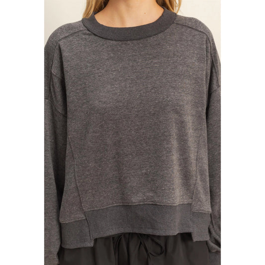 Chill Day Sweatshirt - Charcoal
