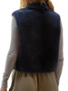 Navy Fleece Cozy Vest