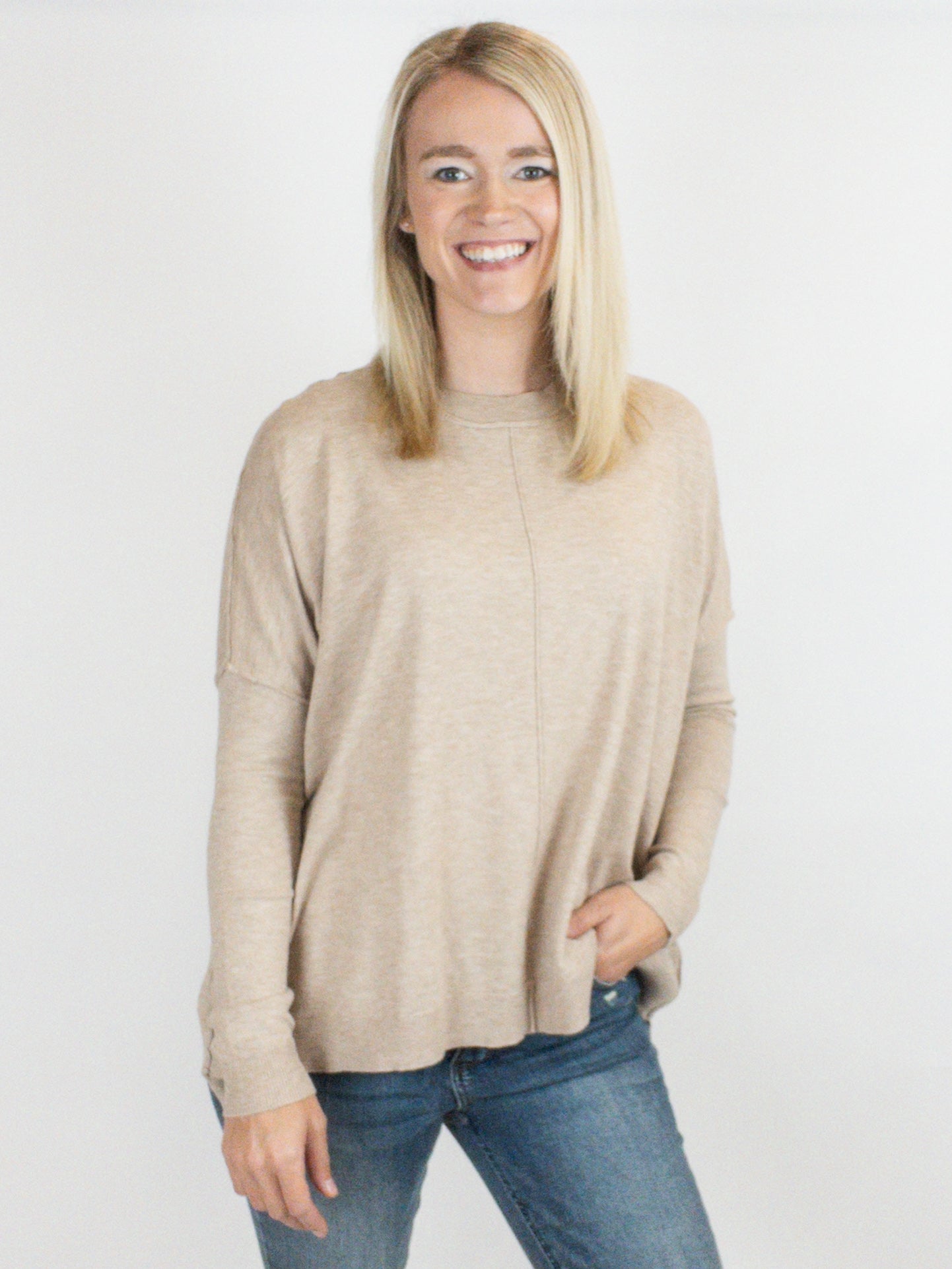 Oat Sweater Top