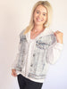Denim Twofer Hoodie Jacket