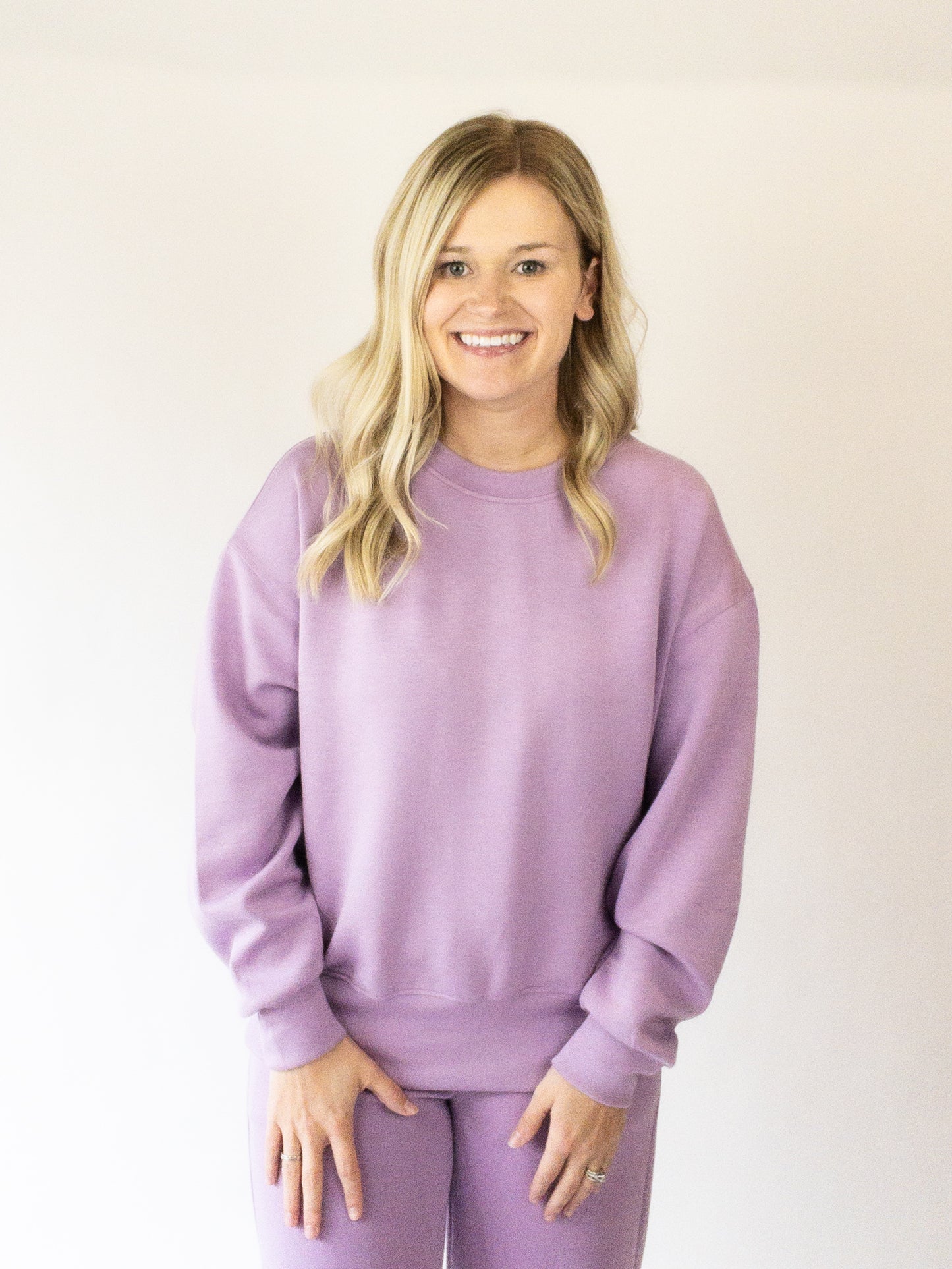 Light Purple Crewneck UltraComfy Sweatshirt