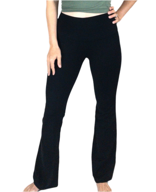 Essential Black Flare Yoga Pants