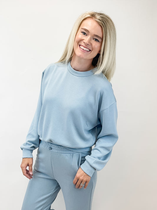 Blue Stone Scuba Top