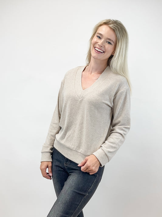 Manal Top Heather Stucco