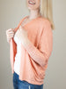 Pink Slub Cardigan