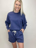 Comfy Shorts - Dusty Indigo