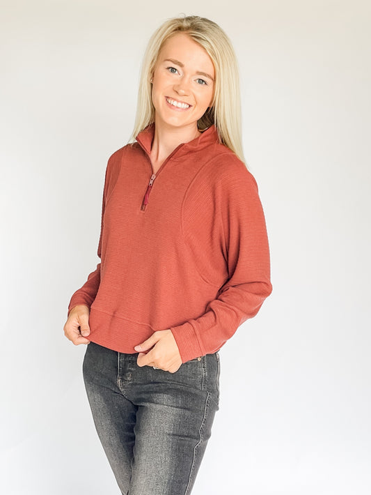 Haven Half-Zip - Marsala