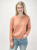 Terracotta Cotton Slub Henley Top