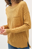 Golden Rod Slub Sweater