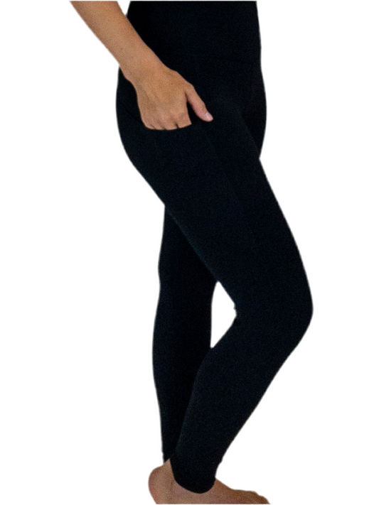 Essential Black Leggings With Pockets